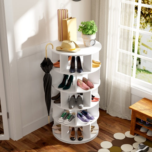 AI62 Decor 5-Tier Rotatable Shoe Rack
