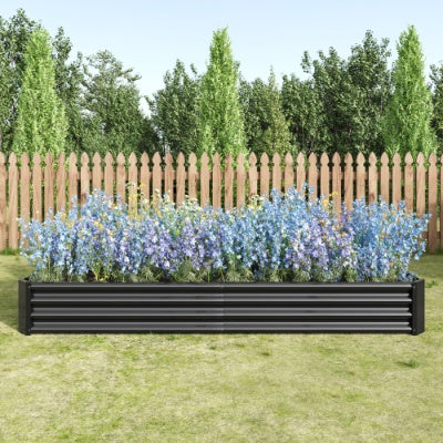 AI62 Decor Metal Raised Garden Bed Kit for Flowers & Vegetables