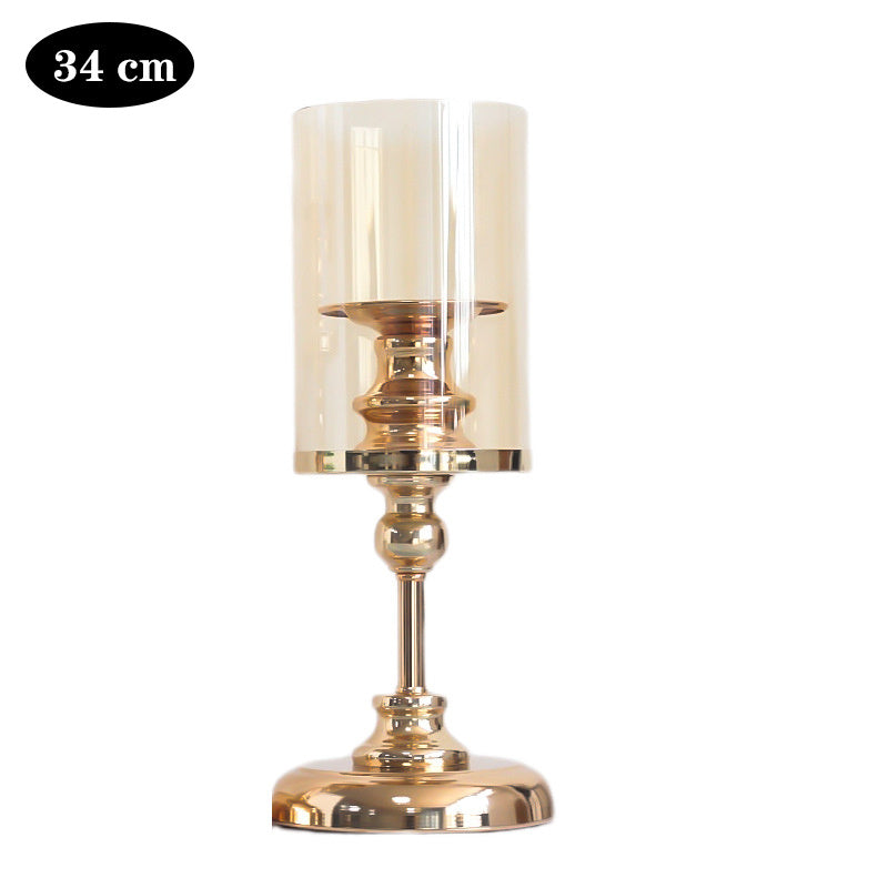 AI62 Decor Elegant Metal Candlestick Holder