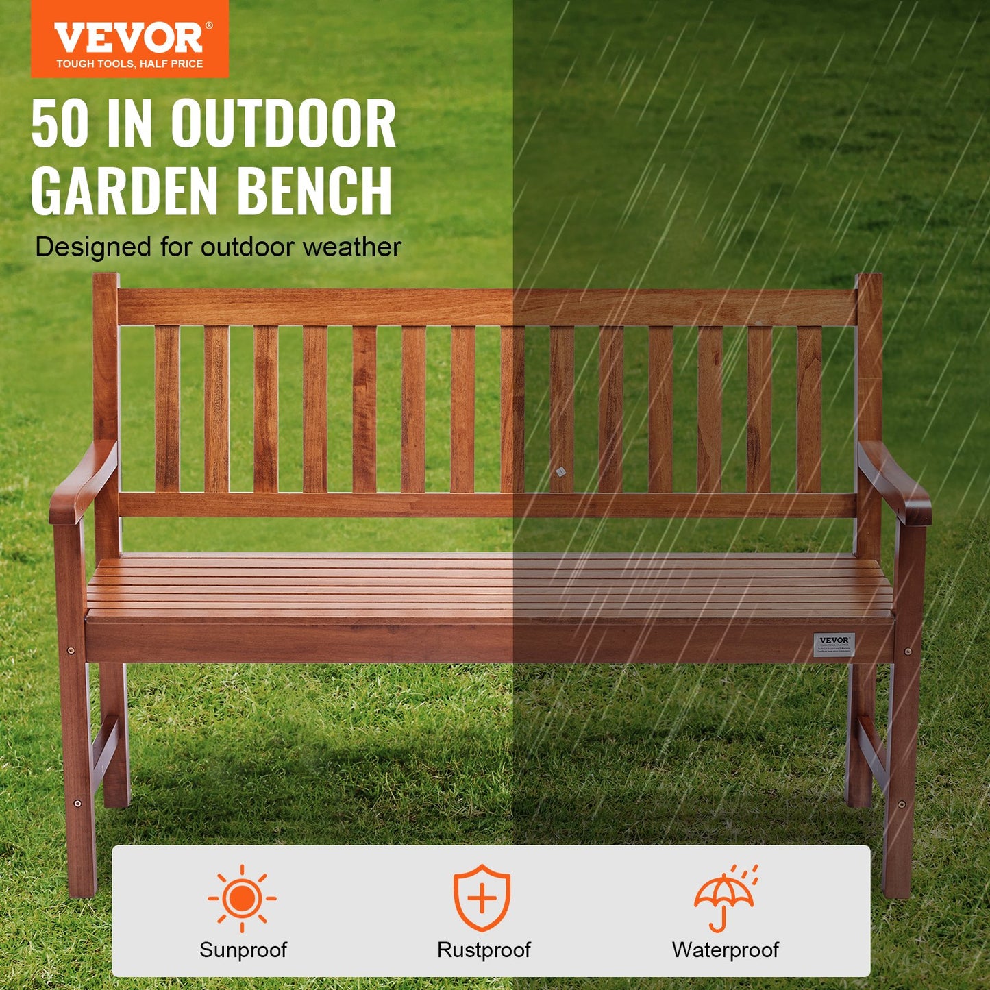 AI62 Decor Wood Garden Bench
