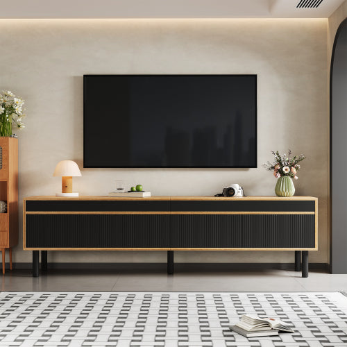 AI62 Decor  4-Door Low Cabinet