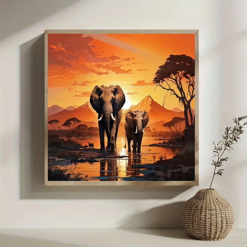 AI62 Decor DIY Diamond Painting Art Kit - Full Round Diamond Set