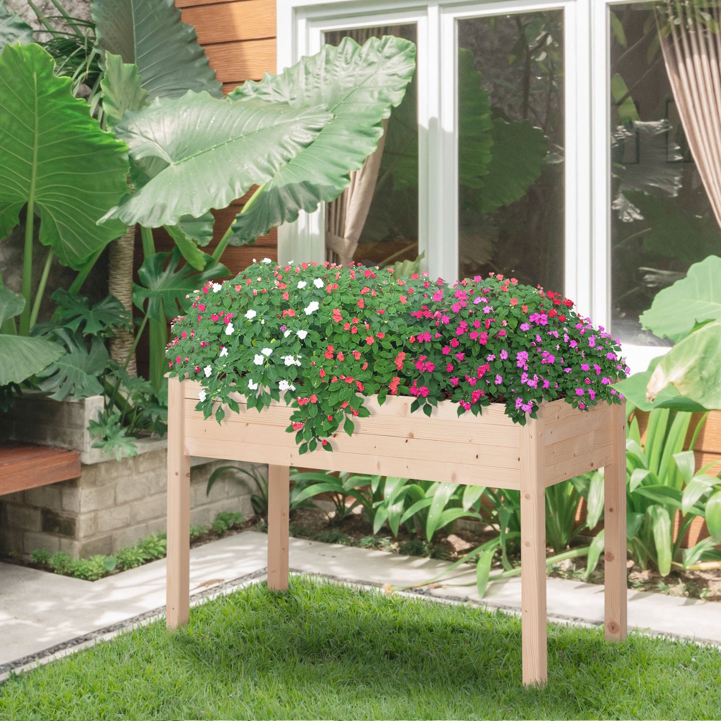 AI62 Decor Garden Wooden Planters