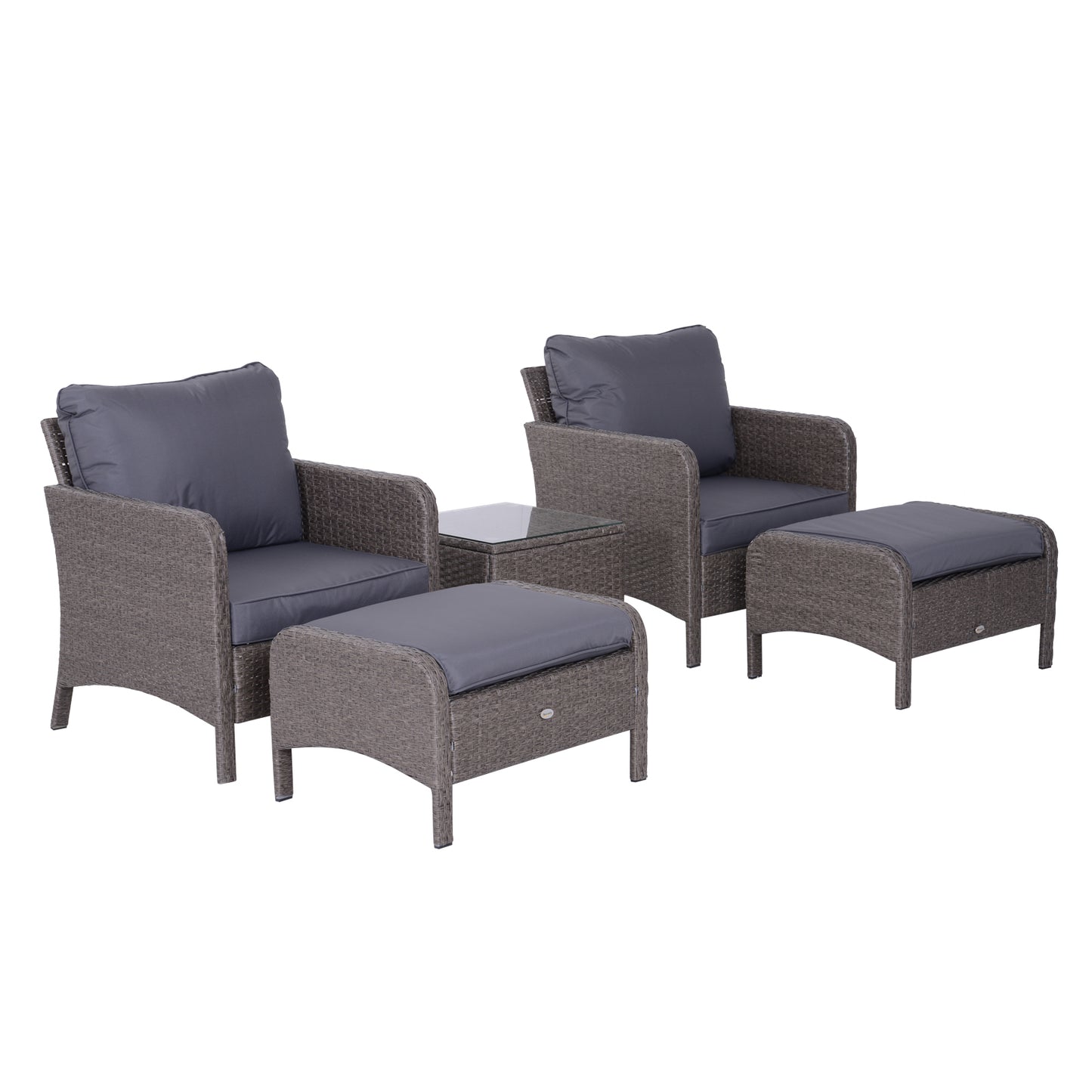 AI62 Decor 2-Seater Rattan Furniture Set