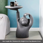 Monkey Decorative Coffee Table Tray AI62Decor