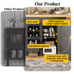 Foldable Telescopic Dining Table with Wine Rack AI62Decor