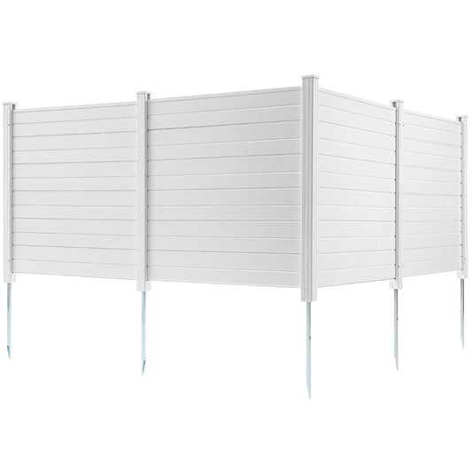 AI62 Decor 4-Panel Outdoor Vinyl Privacy Screen – 50" x 50