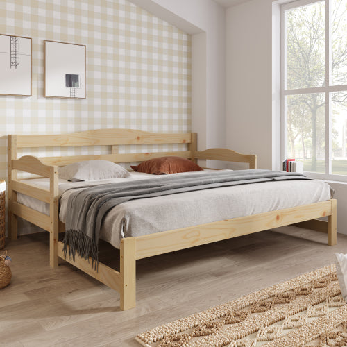 AI62 Decor Single Daybed with Pull-Out Trundle – 90 x 190 cm