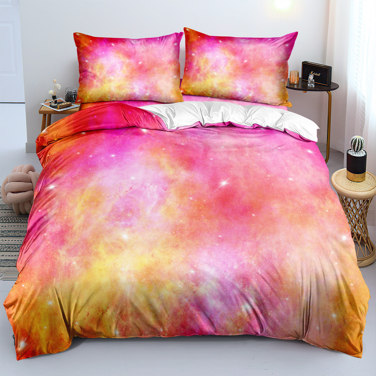 AI62 Decor Digital Printed 3-Piece Bedding Set