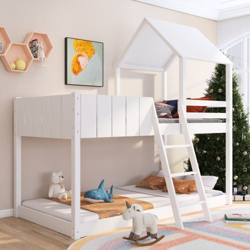 AI62 Decor White Mid-Sleeper Cabin Bed