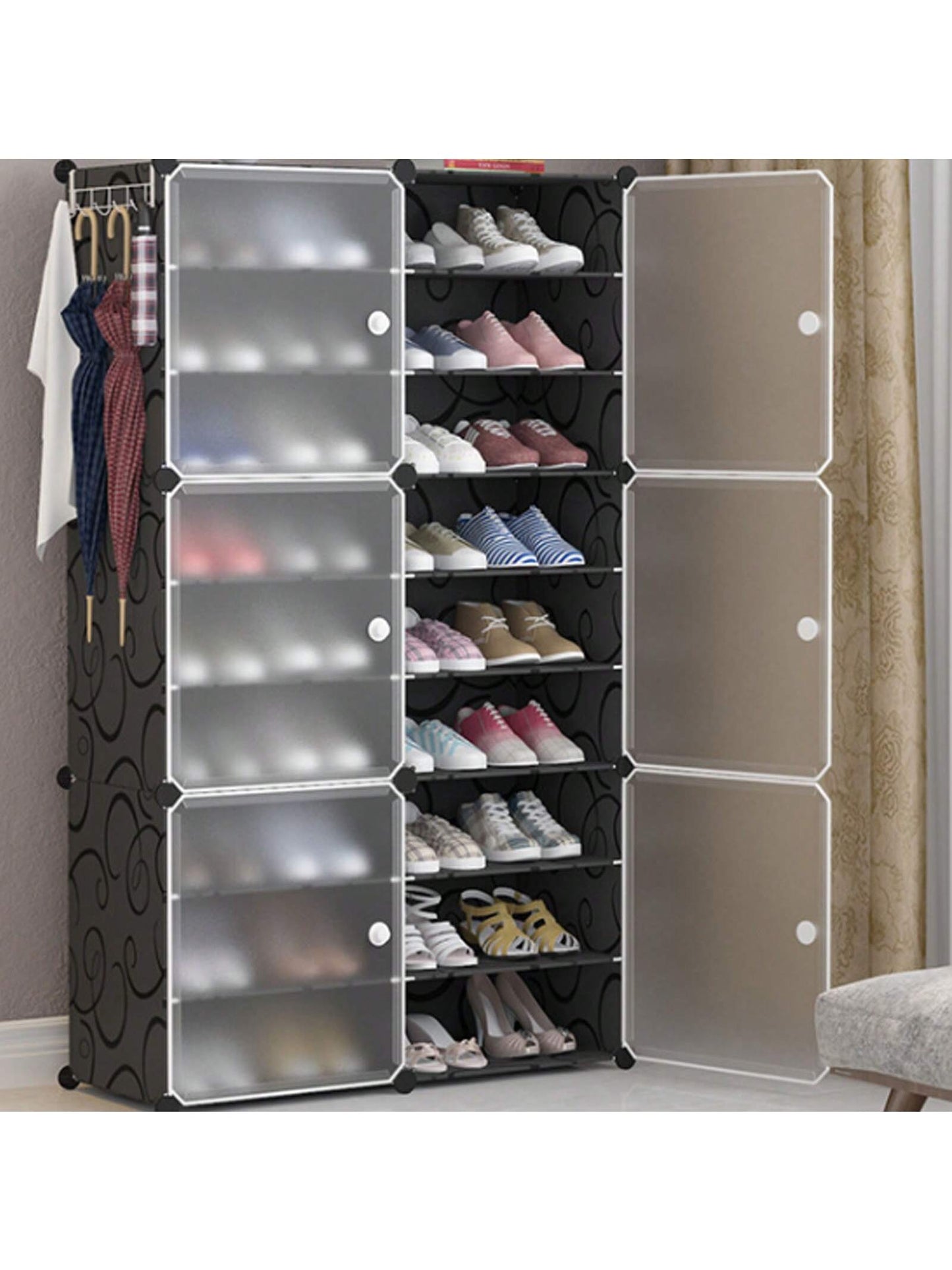 AI62 Decor Tall Multi-Layer Shoe Rack – Large Capacity