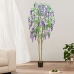 AI62 Decor  Artificial Wisteria Tree