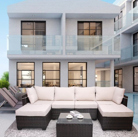 AI62 Decor Outdoor Patio Sofa Furniture Set