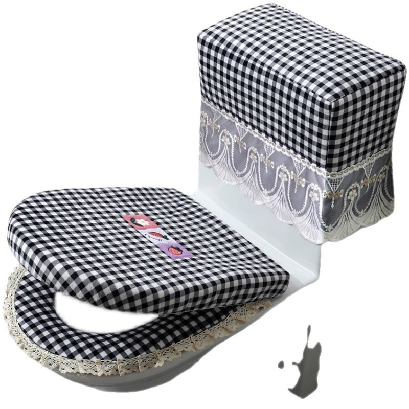 AI62 Decor Waterproof 3-Piece Toilet Cushion Seat Set