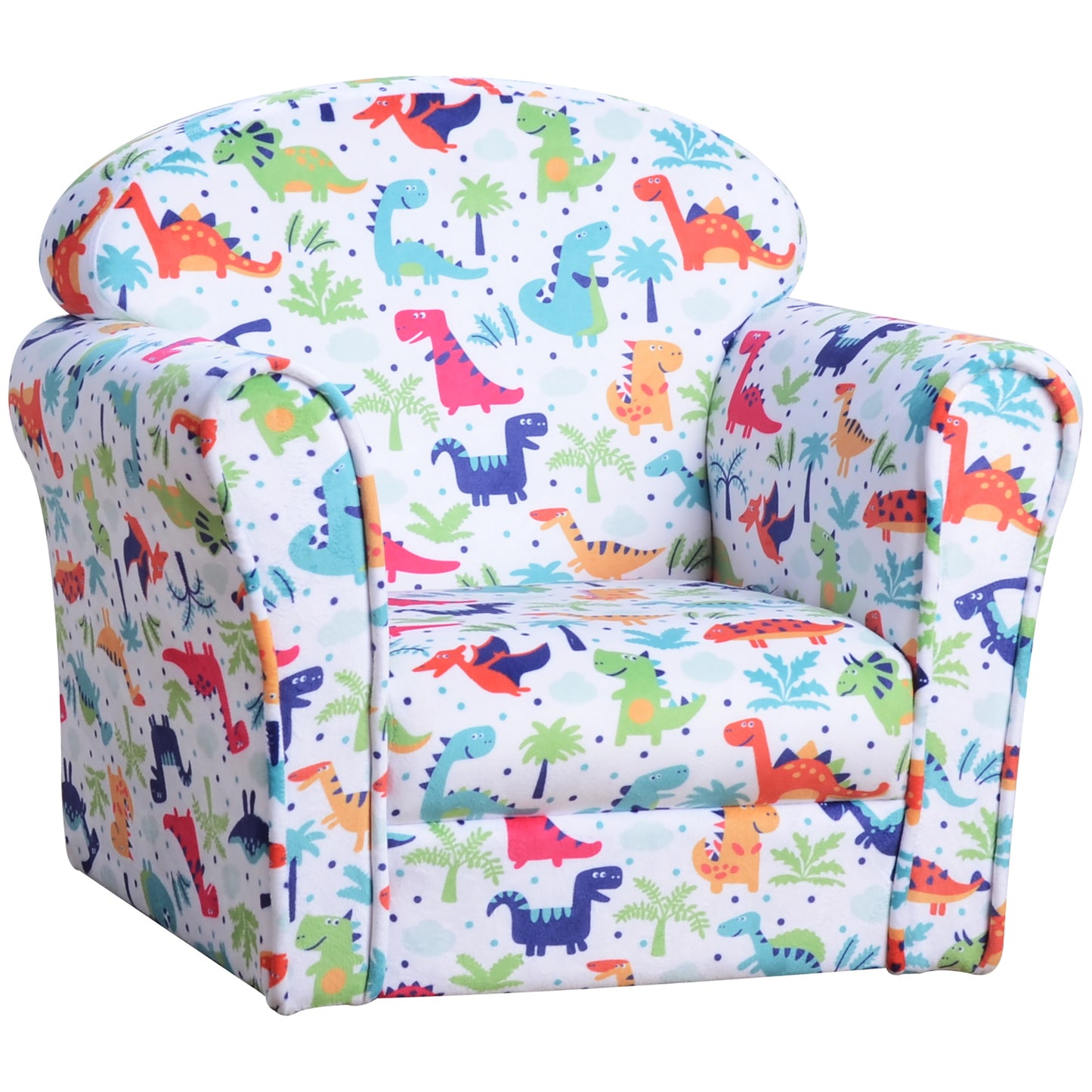 AI62 Decor Kids Dinosaur Armchair – Flannel Tub Chair
