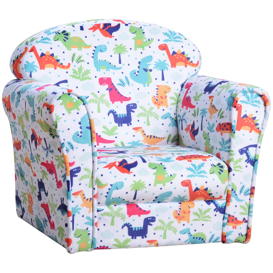 AI62 Decor Kids Dinosaur Armchair – Flannel Tub Chair