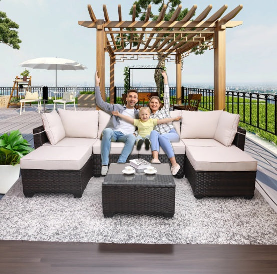 AI62 Decor Outdoor Patio Sofa Furniture Set
