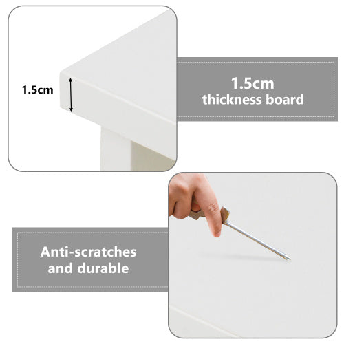 L-Shaped Corner Computer Desk with Storage AI62Decor