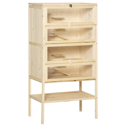 AI62 Decor Large PawHut Hamster Cage with Storage Shelf