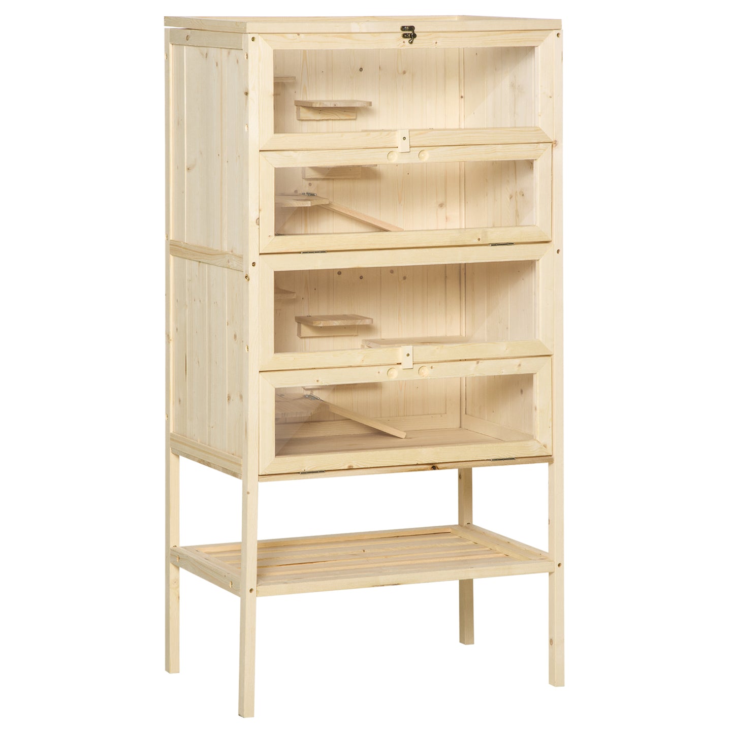 AI62 Decor Large PawHut Hamster Cage with Storage Shelf