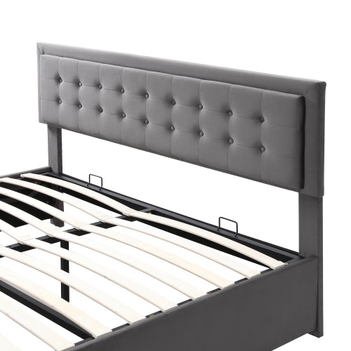 AI62 Decor King Size Upholstered Bed with Storage – 150 x 200 cm