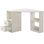 L-Shaped Corner Computer Desk with Storage AI62Decor