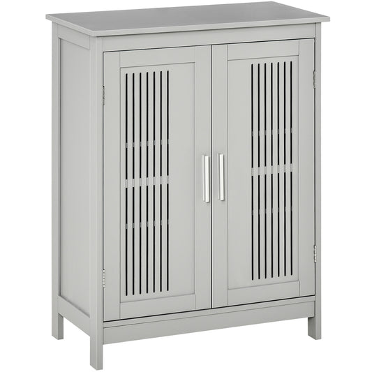 AI62 Decor Kleankin Modern Bathroom Floor Cabinet - Grey