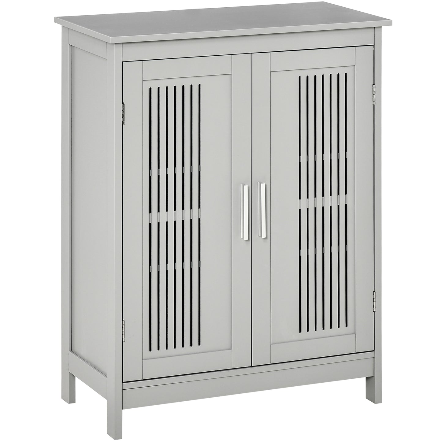 AI62 Decor Kleankin Modern Bathroom Floor Cabinet - Grey