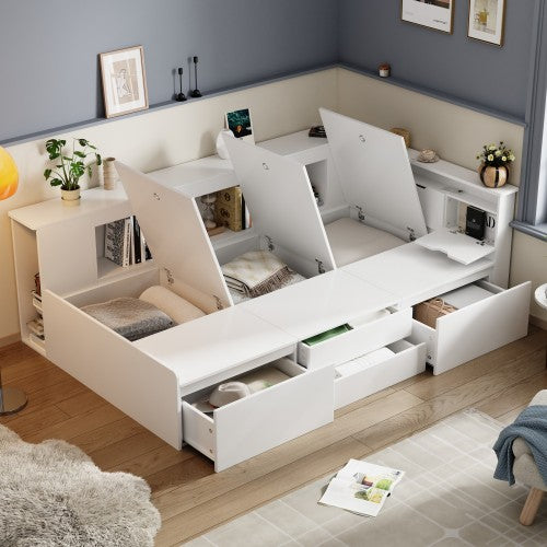 AI62 Decor Children's Single Bed 3ft with Drawers