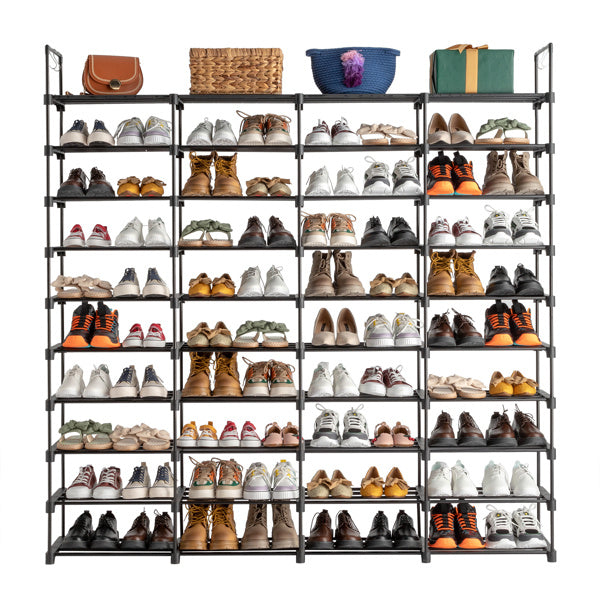 10-Layer Vertical Shoe Rack Organizer for Entryway AI62Decor