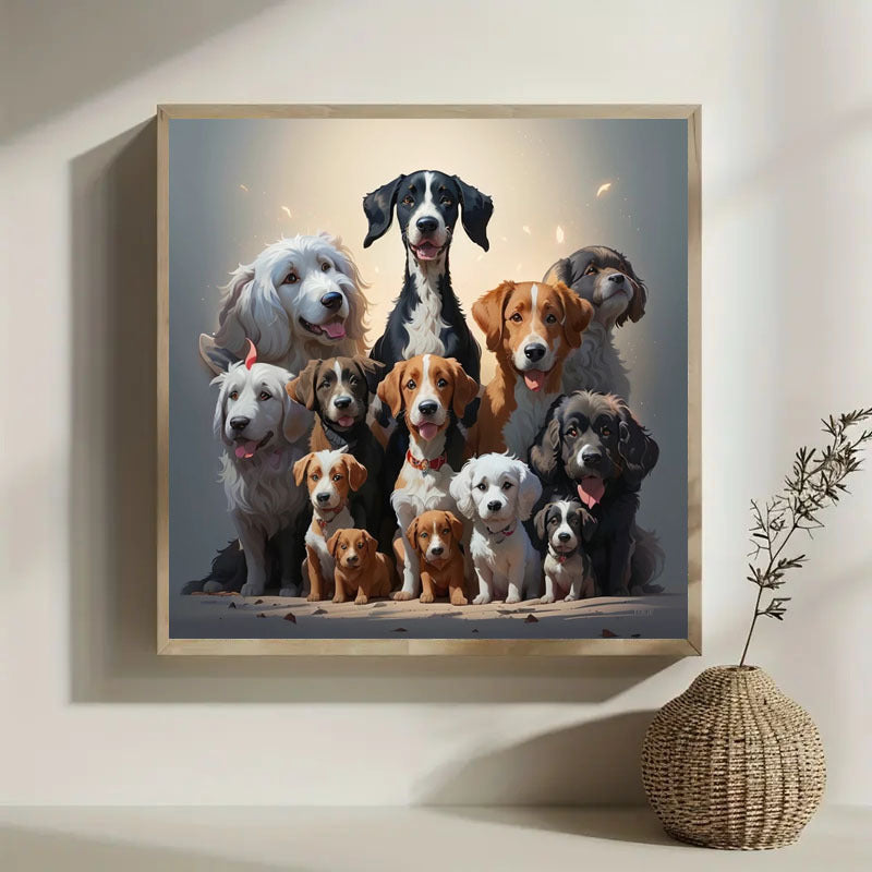 AI62 Decor DIY Diamond Painting Art Kit - Full Round Diamond Set