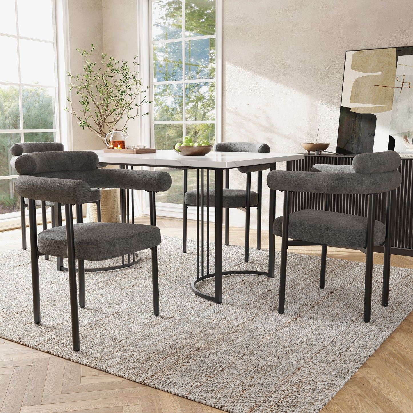 AI62 Decor  Modern Velvet Dining Chairs