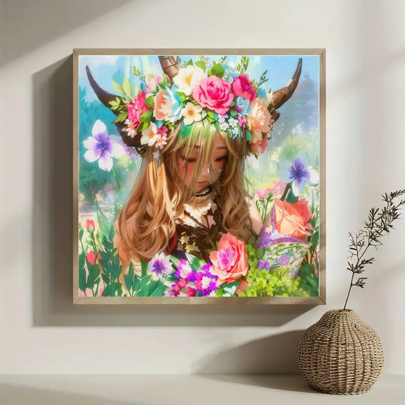 AI62 Decor DIY Diamond Painting Art Kit - Full Round Diamond Set