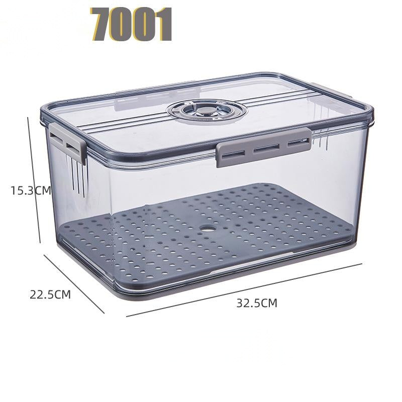 Transparent Refrigerator Storage Box - Food Grade PET AI62Decor
