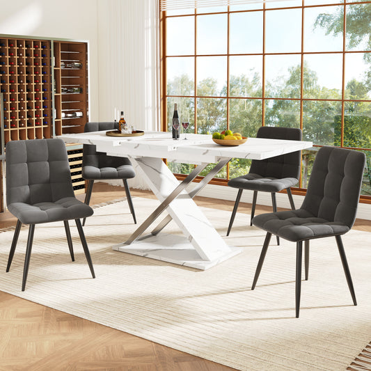 AI62 Decor Extendable Kitchen & Dining Table