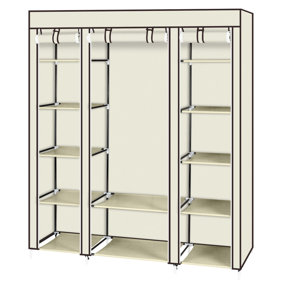 AI62 Decor 5-Layer Non-Woven Wardrobe with 12 Compartments
