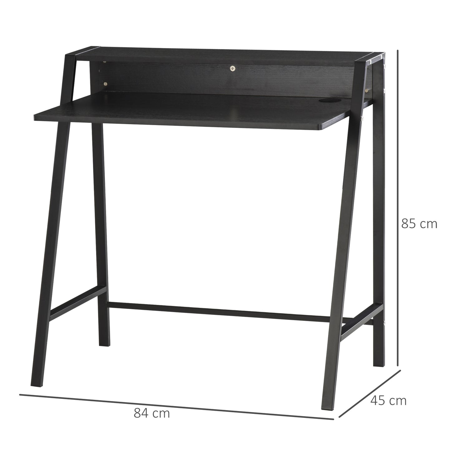 AI62 Decor Computer Desk with Shelf for Home Office