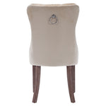 Set of 4 Velvet Upholstered Dining Room Chairs AI62Decor