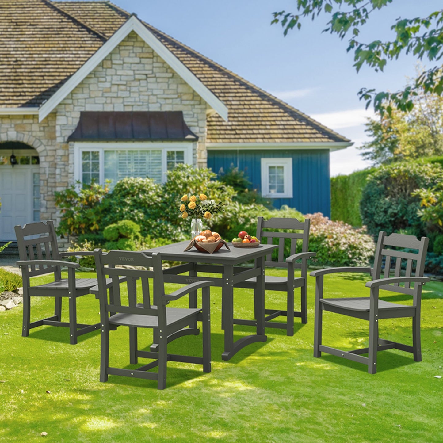 AI62 Decor 5-Piece Outdoor Patio Dining Set