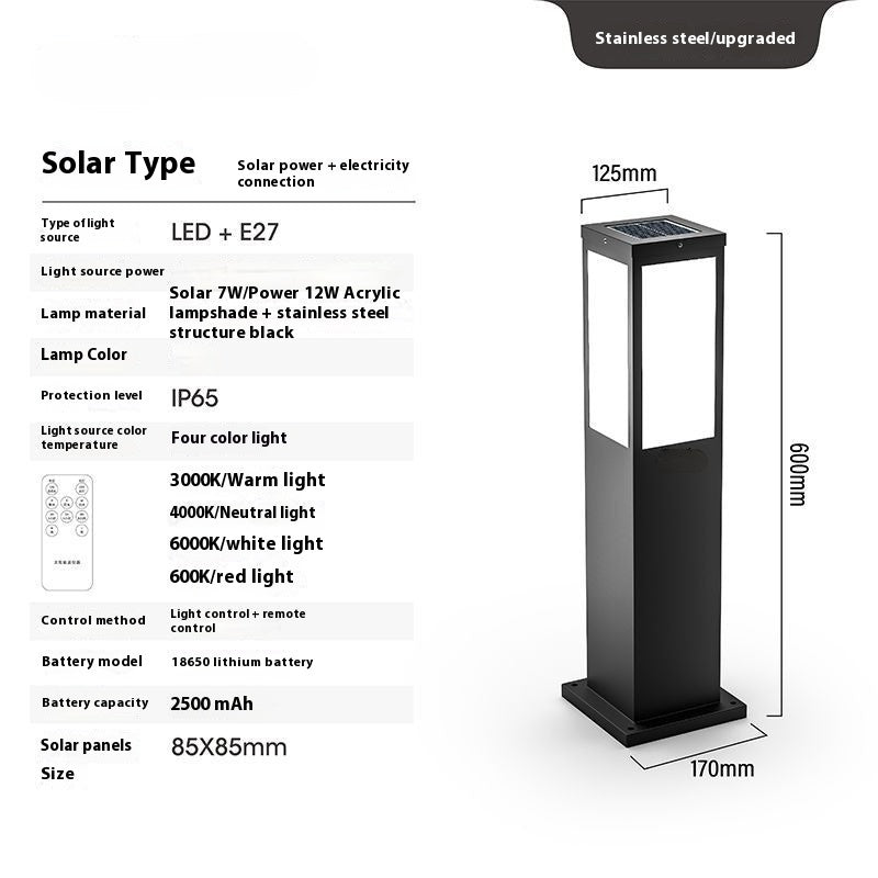 AI62 Decor Solar Lawn Lights for Outdoor Courtyards
