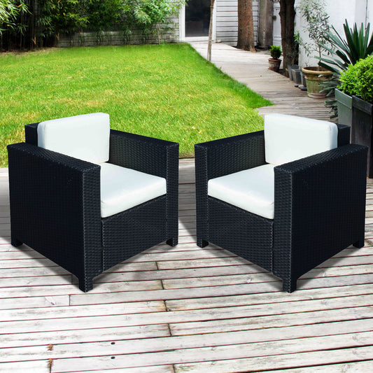 AI62 Decor Rattan Single Seater Garden Chair