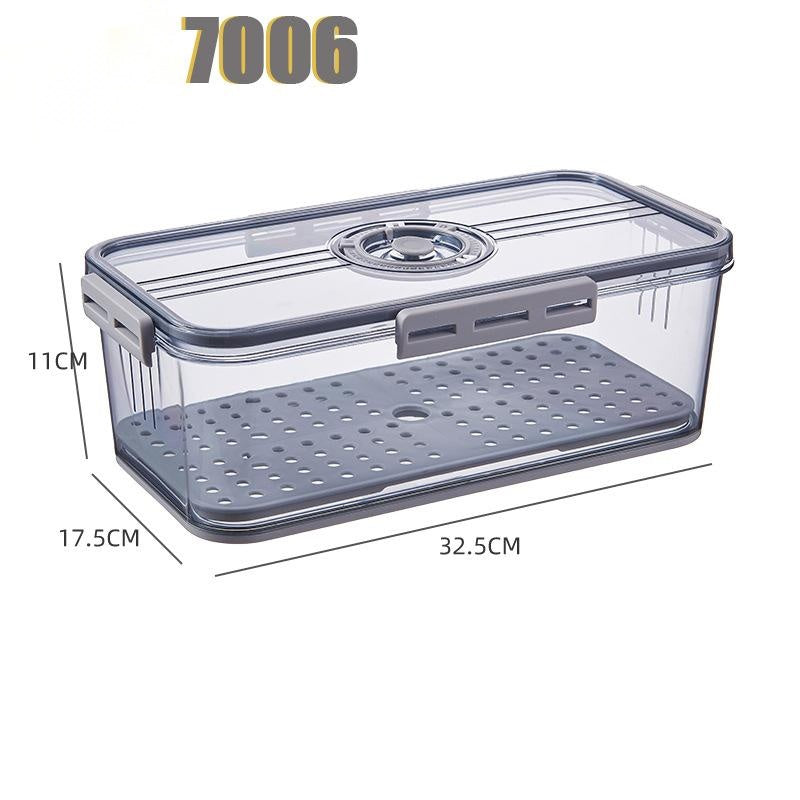 Transparent Refrigerator Storage Box - Food Grade PET AI62Decor