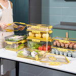 Transparent Refrigerator Storage Box - Food Grade PET AI62Decor