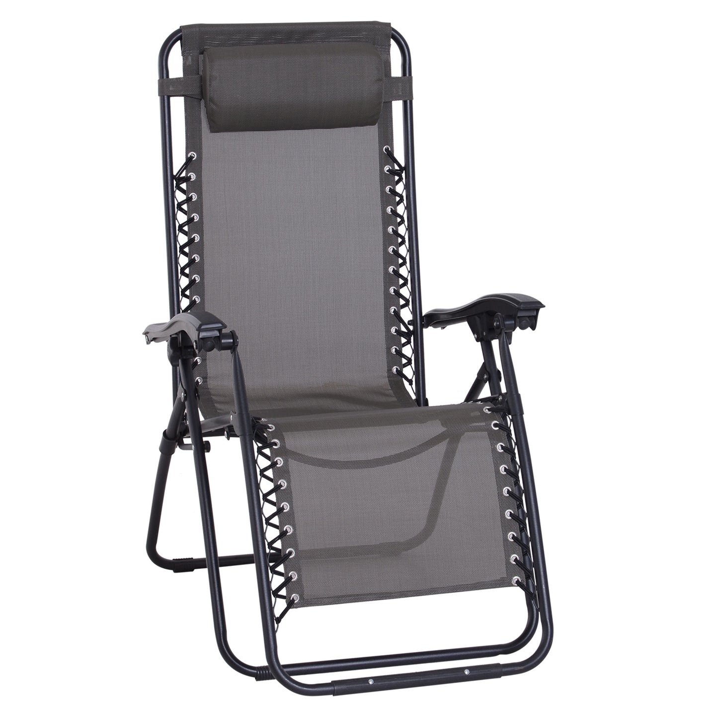 AI62 Decor Folding Outdoor Sun Lounger – Metal Frame