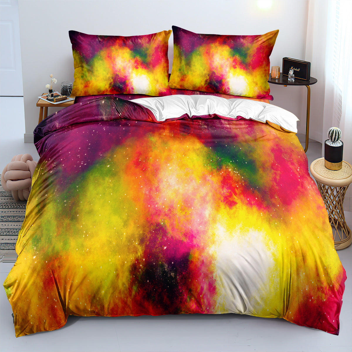 AI62 Decor Digital Printed 3-Piece Bedding Set