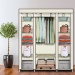 5-Layer Non-Woven Wardrobe with 12 Compartments AI62Decor