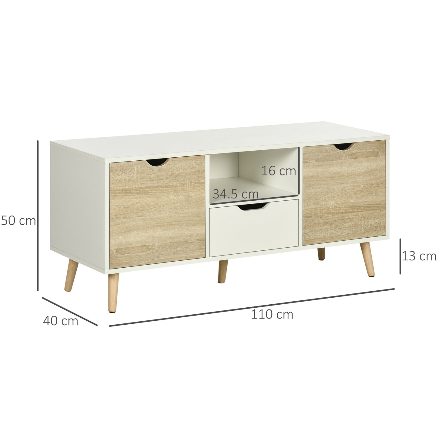 AI62 Decor Storage TV Cabinet for Living Room & Bedroom