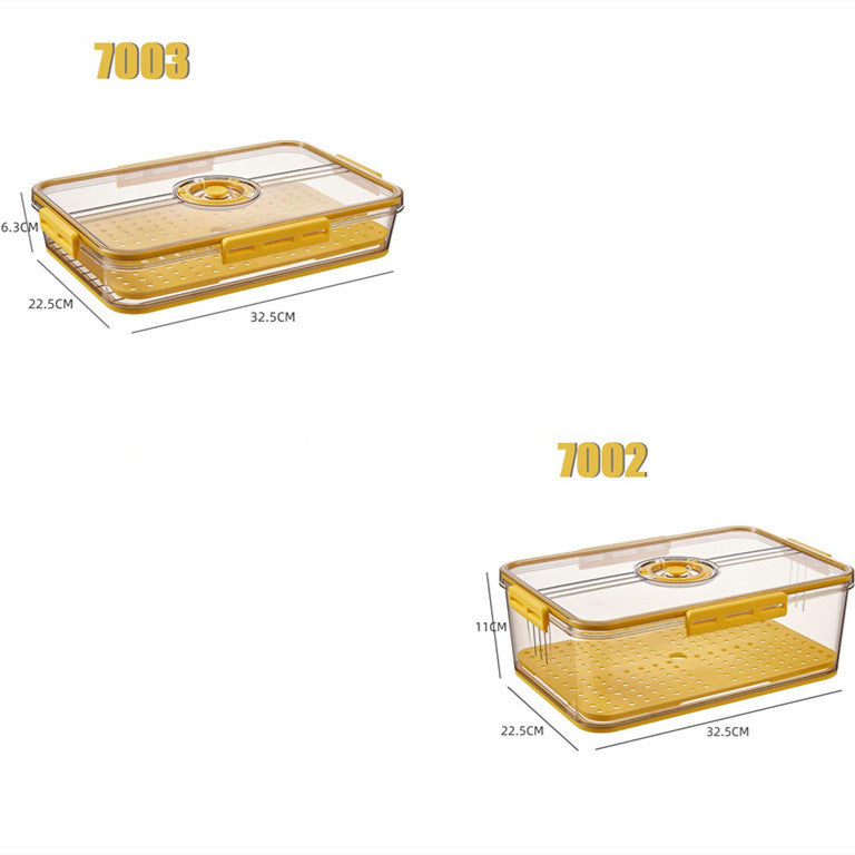 AI62 Decor Transparent Refrigerator Storage Box - Food Grade PET