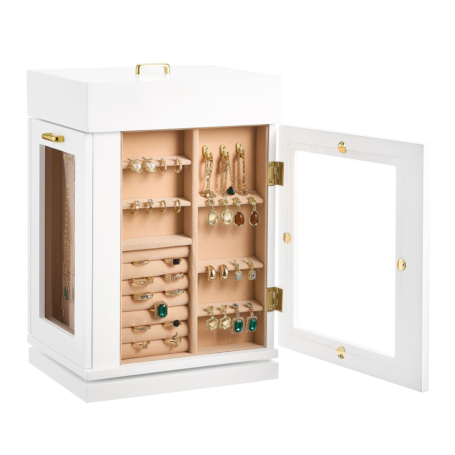 AI62 Decor Jewelry Organizer with Acrylic Window