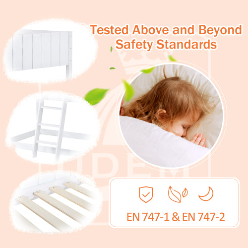 AI62 Decor White Mid-Sleeper Cabin Bed